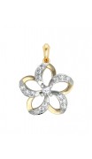 Petite flower charm Pendant